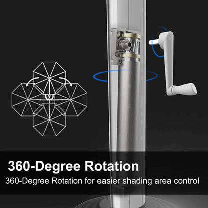 Wuyi Sailing Outdoor Furniture 3 Meter Square Garden Umbrella Windproof Heavy Patio Umbrella