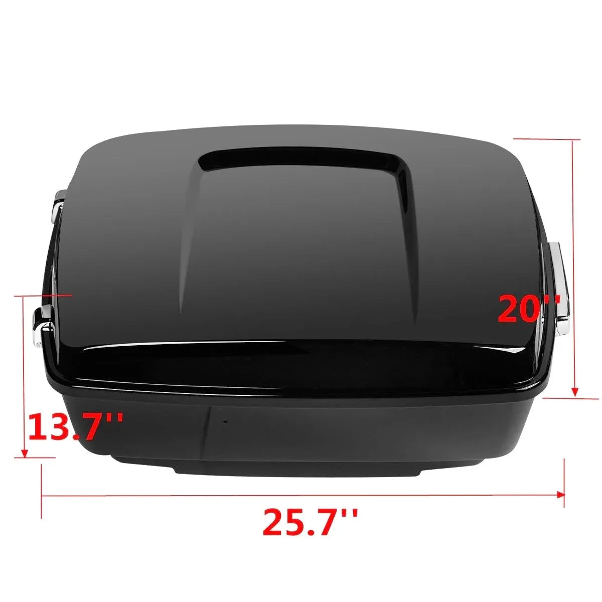 Motorcycle King Trunk Backrest Rack Light Speakers For Harley Touring Electra Glide 2014-2025