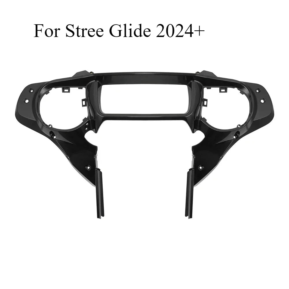 Motorcycle Front Outer Fairing and Instrument Bracket for Touring Street Glide ABS Windshield Cover Front Batwing Outer Fairing