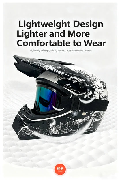 High Quality Motorcycle Off Road Racing Helmet ATV Forest DH Mountain Bike Full Helmet DOT Approved