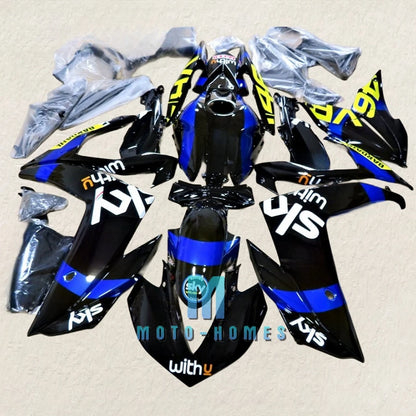 Free Custom fairings Kit for YZF R3 R25 2015 2016 2017 2018 Yamaha R25 R3 15-18 Injection Motorcycle Body Repair Kits Blue