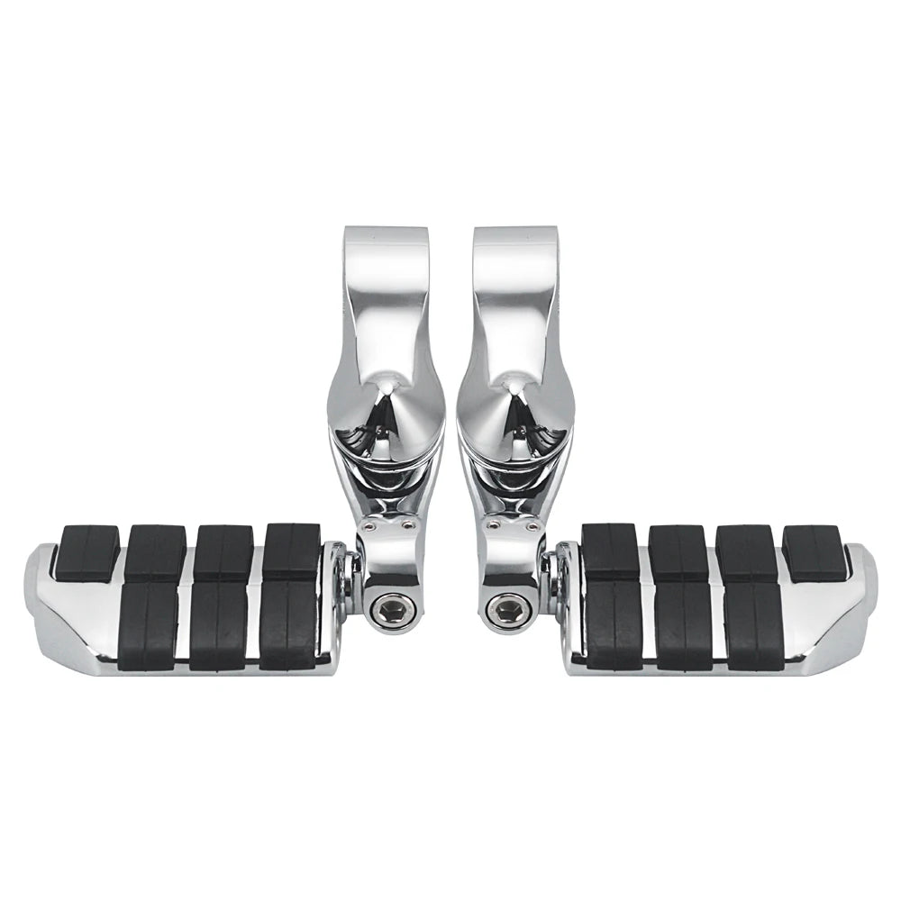 1.25" Highway Pegs Adjustable Footpeg Short for Harley Touring Road King Road Glide Electra Glide Street Glide Sportster Softail