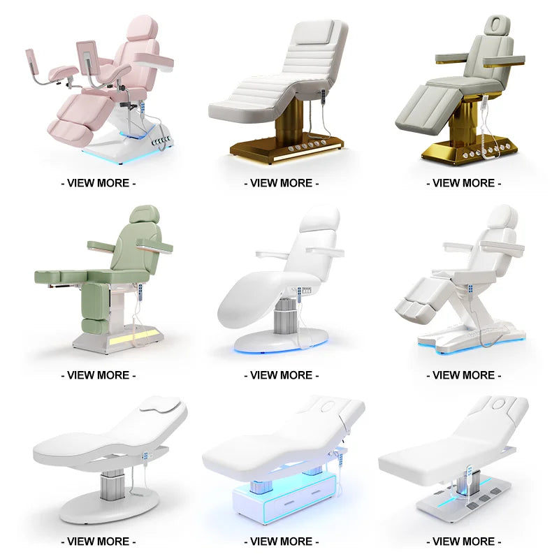 White Luxury Foot Massage Chair With 4 Sets of Simulation Massage Sofa 180 Degrees Spa Manicure Pedicure Chair