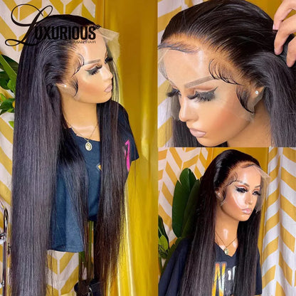 360 Lace Front Human Hair Wigs For Saudi Arabia Client DHL Shipping Bone Straight Full Lace Human Hair Pre Plucked 150% Density