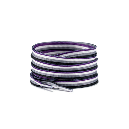 No6Transgender 100/120/150cm Shoe Lace Flat Printed Shoelace Colorful Rainbow Laces Gay Pride Liberty Shoelaces Shoe Accessories