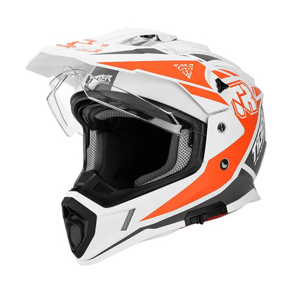 Tiger JTO1 Adventure Motorcycle Helmet Dual SunVisor Helmet Size S-3XL Off-road Casco Moto Highly Breathable For  ADV Long Rides