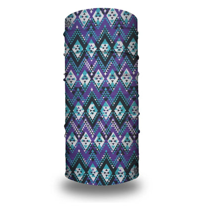 Seamless Geometric Tartan Bandana Hiking Headband for Women Men Striped Cycling Biking Tube Neck Gaiter Running Face Cover Snood