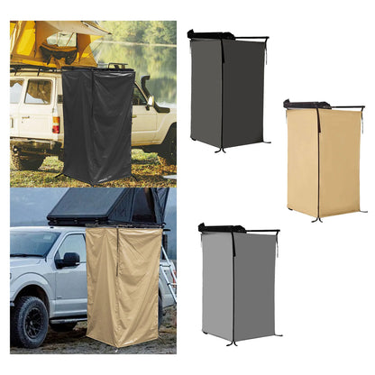 Car Side Shower Tent Waterproof Privacy Shower Tent RV Tailgate Van Toilet Changing Room Shelter for Outdoor Camping HikingBeach