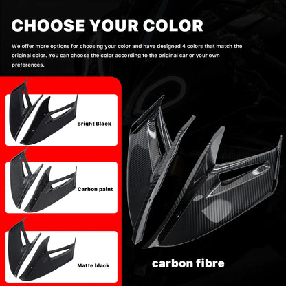 For BMW S1000RR S1000 RR Carbon fiber Motorcycle Accessories Fairing Side Spoiler MotoGP Same Fixed Wing Wind Blade 2015-2018