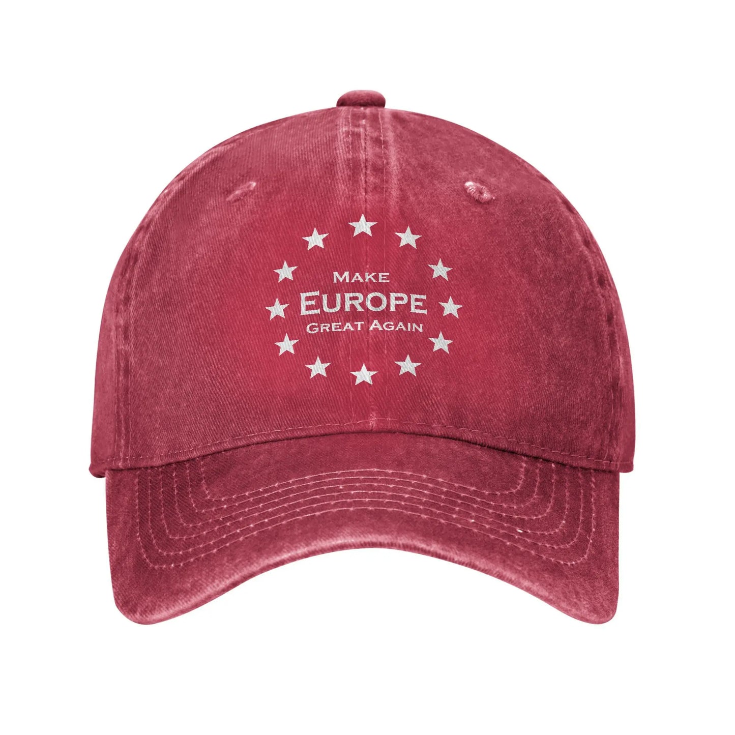 Make Europe Great Again Star Baseball Caps Vintage Distressed MEGA EU Snapback Hat Unisex Outdoor Workouts Adjustable Hats Cap