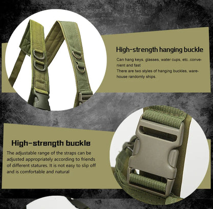 Tactical Vest MOLLE CS Training Equipment Hunting Chest Vest Security Quick Release AK Belly Pocket Vest Hunting Equipment