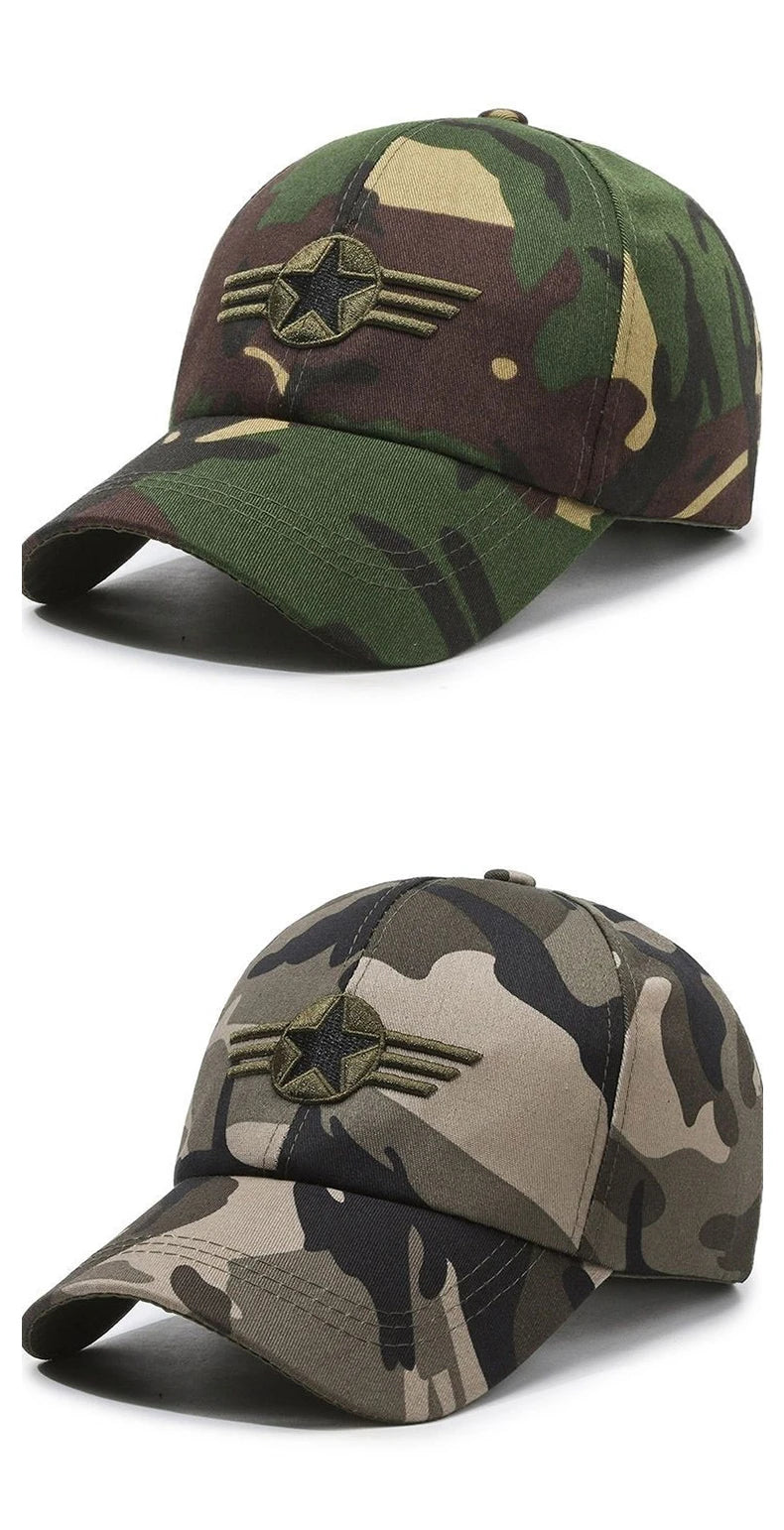 Sports Sun Protection Camouflage Cap Fashion Outdoor Sport Running Baseball Caps Spring and Summer Baseball Hat for Men Women