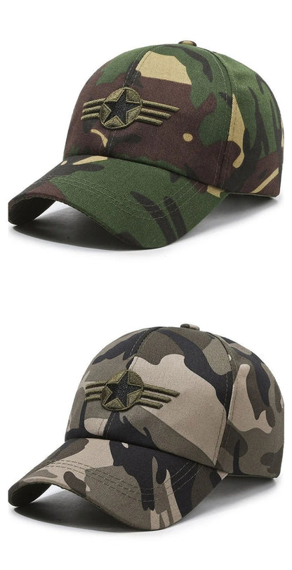 Sports Sun Protection Camouflage Cap Fashion Outdoor Sport Running Baseball Caps Spring and Summer Baseball Hat for Men Women