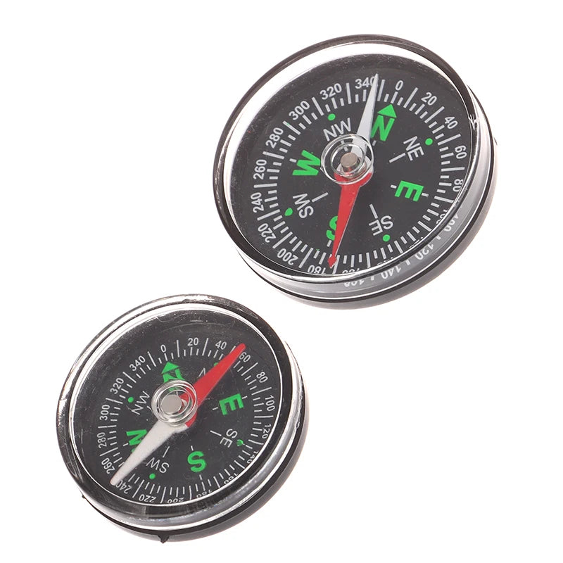 35/40MM Handheld Compass ABS Camping Pocket Compass Portable  Climbing Riding Children Gift Outdoor Survival Gear B.H
