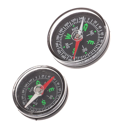 35/40MM Handheld Compass ABS Camping Pocket Compass Portable  Climbing Riding Children Gift Outdoor Survival Gear B.H