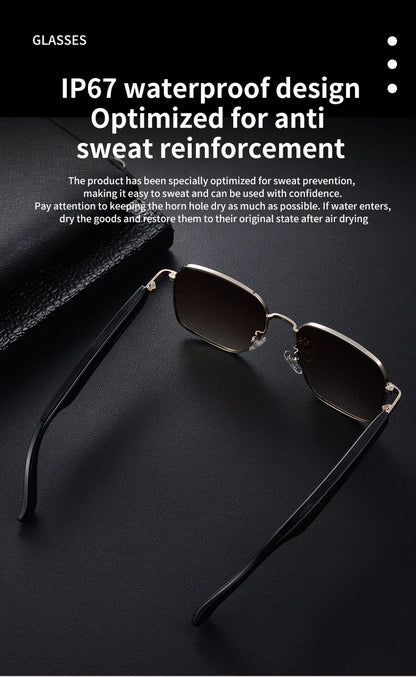 MZ02 Smart Glasses with Speaker Bluetooth Wireless Audio Touch Hands-Free Calling Stereo Music Headphones Smart Sunglasses