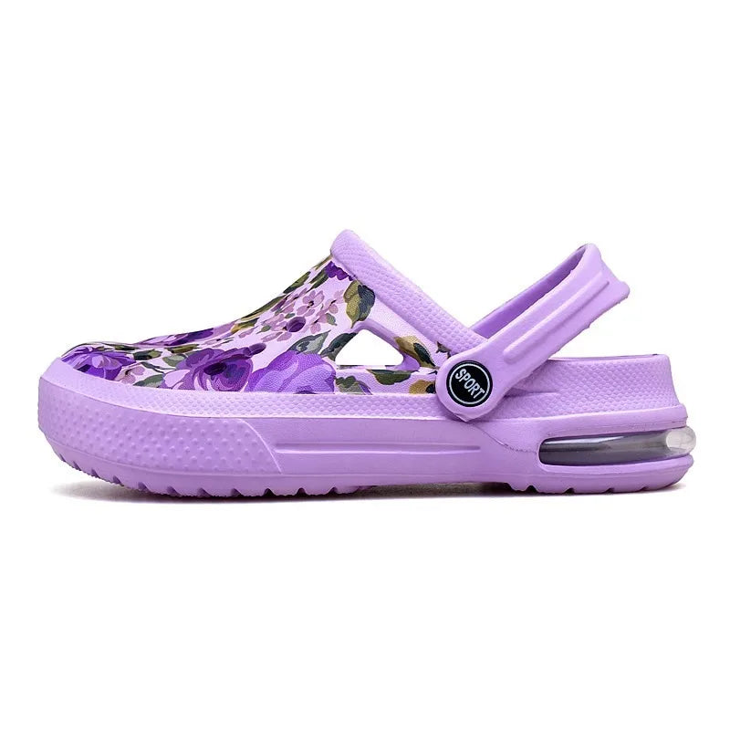 Women's Ethnic Shoes Clogs Soft Sole Two-way Wear for Beach Mules and Pool Women Garden Slides Indoor Nursing Clogs Sandals