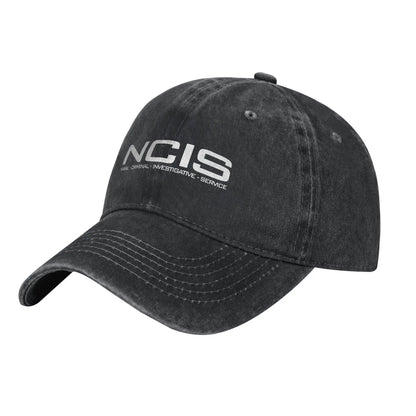 NCIS Naval Criminal Investigative Service Baseball Cap Retro Distressed Washed  Sun Cap Unisex Outdoor Unstructured Soft Hats