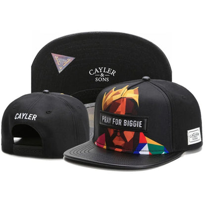 Classic Snapback Hat Cap Hip Hop Style Flat Bill Blank Adjustable Size