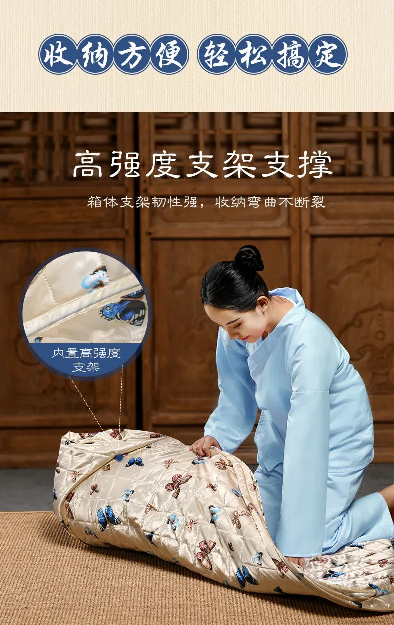 Sweat Steaming Box Household Single Steam Sauna Bath Box Sweating Whole Body Fumigation Machine Foldable Box US JP