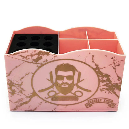Barber Tools Storage Box Barbershop Hair Scissors Combs Clips Holder Large Capacity Rack Organizers Salon Tools Box Accessories