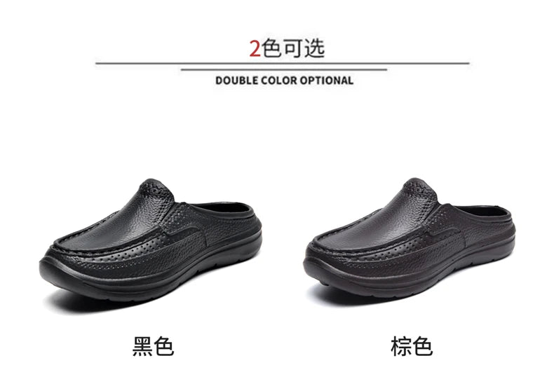 New Fashion Sandals High Quality Slippers Soft Sole Beach Sandals Men Slip On Driving Shoes Chef Shoes Breathable EVA Shoes