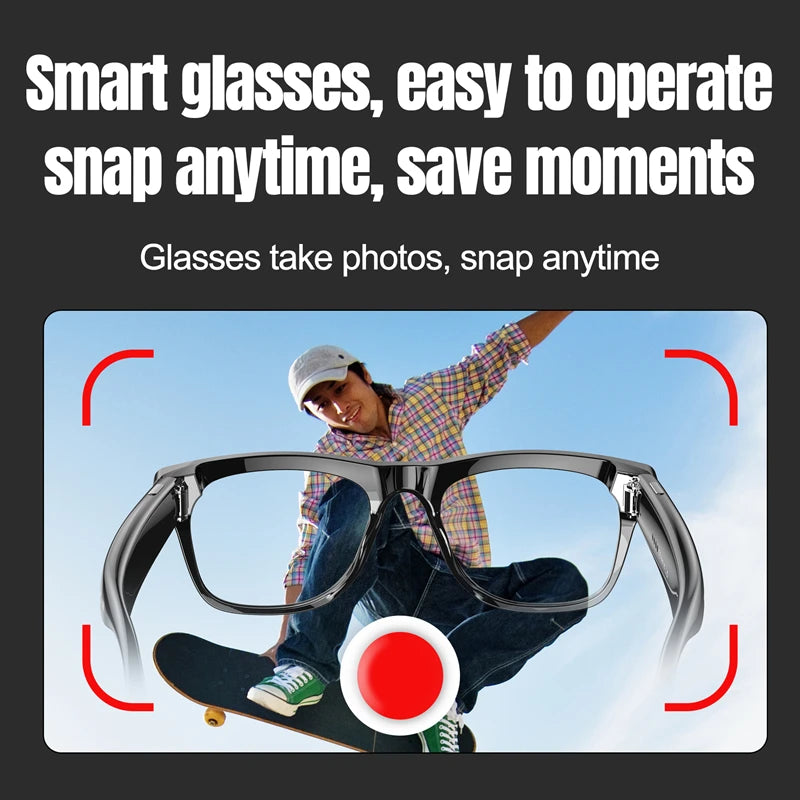 Xiaomi 8K AI Smart Glasses HD Photochromic Multifunction Bluetooth Calling Voice Assistant Music Player Translate Camera Glasses
