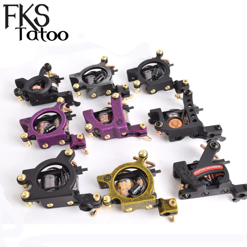 Special Price Handmade Tattoo Gun Wraps Coils Iron Frame Tattoo Machine Liner&Shader Beginner Tatu Gun For Tattoo Artist