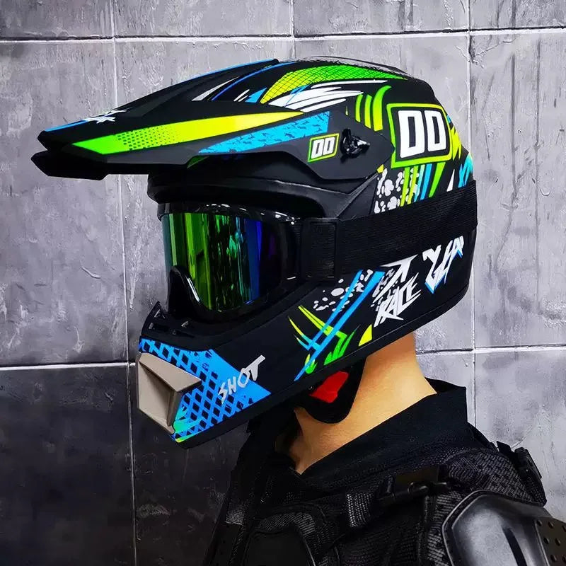 Hot Sale Motorcycle Helmet Racing Off-road Helmet Men Moto Bike Downhill AM DH Cross Para Moto Children Motocross Helmet DOT