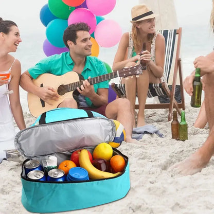 High Capacity Women Mesh Transparent Bag Double-layer Heat Preservation Large Picnic Beach Bags