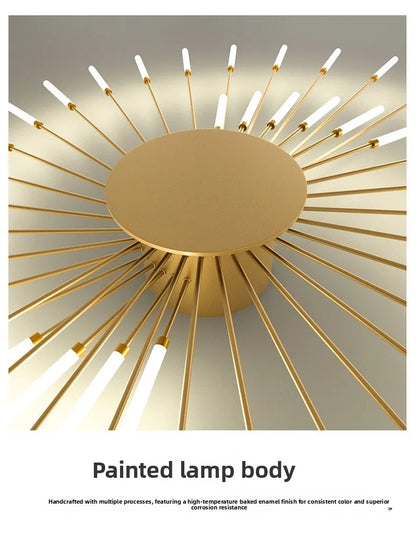 Nordic Ceiling Lighting for Living Room Bedroom Kitchen Led Ceiling Light Fixture Indoor Home Firework Decor Ceiling Lights