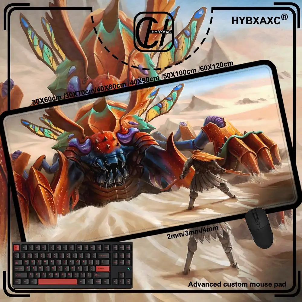 Radio Dj workbench Mouse Pad Cute HD Desk Pad Extended Gaming Keyboard Mats Large 90x40cm XXL Gamer Mousepad