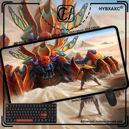 Radio Dj workbench Mouse Pad Cute HD Desk Pad Extended Gaming Keyboard Mats Large 90x40cm XXL Gamer Mousepad