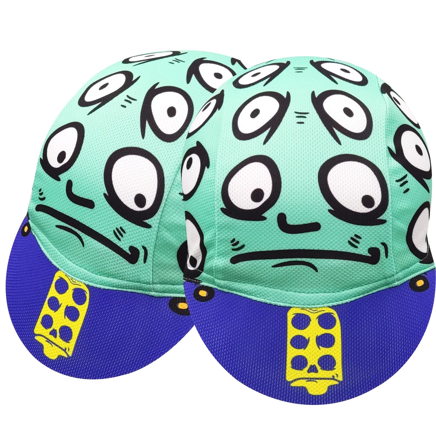 New Retro Cartoon Series Cycling Caps Unisex Size Outdoor Bicycle Sports Hats 6 Styles To Choose From