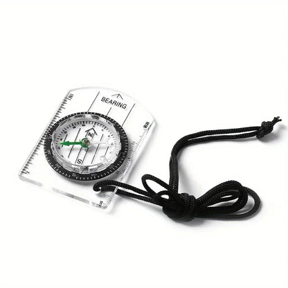 Professional Waterproof Camping Compass - Hiking Backpack Essential, Survival Gift for Outdoor Navigation & Map Reading