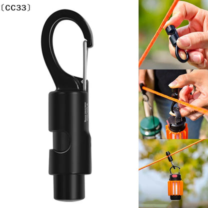 Camping Gear Durable Aluminum Alloy Tent Windproof Rope Hanger For Outdoor Camping Travel Kit Survival Buckles〔CC33〕