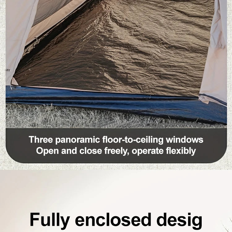 Sonuto Tent outdoor camping overnight two-bedroom portable thickened field awning camping equipment family gathering