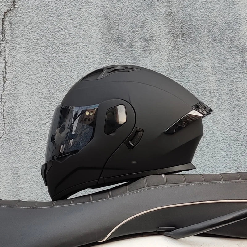2025 High Quality Motorcycle Helmet Modular Flip Helmet Casco para Motos Dual Lens Full Helmet Casco para Motos DOT Approval