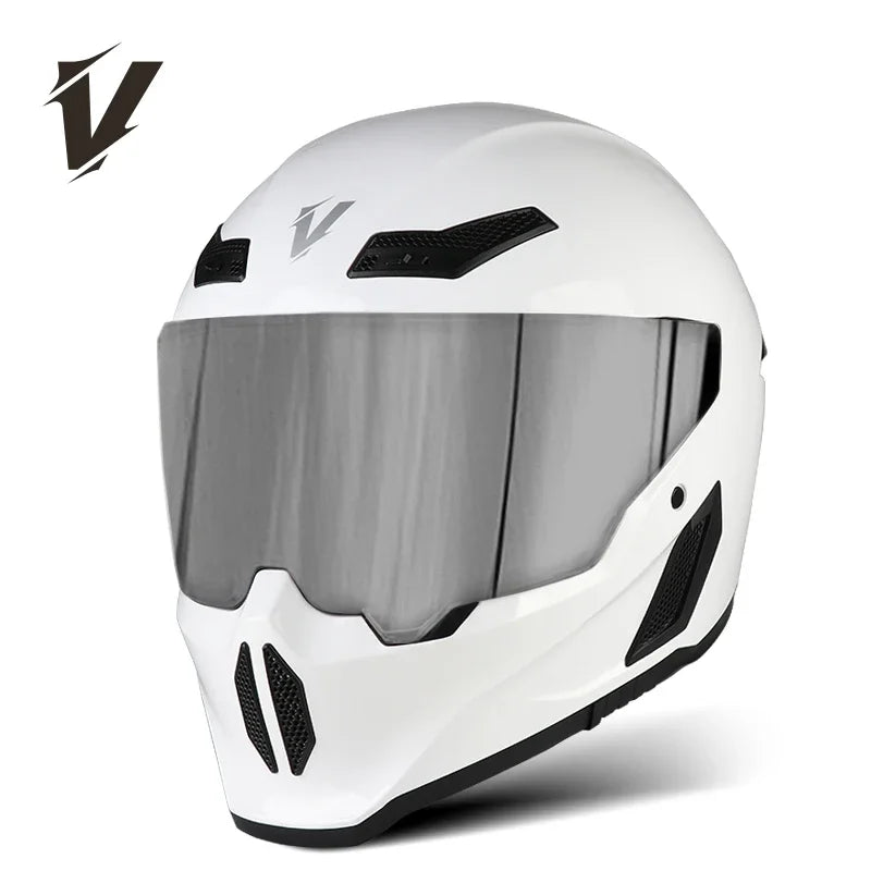 New Motorcycle Helmet DOT Approved  Full Face Racing Off-road Helmets Capacetes Men Cascos Para Moto for Harley Four Season