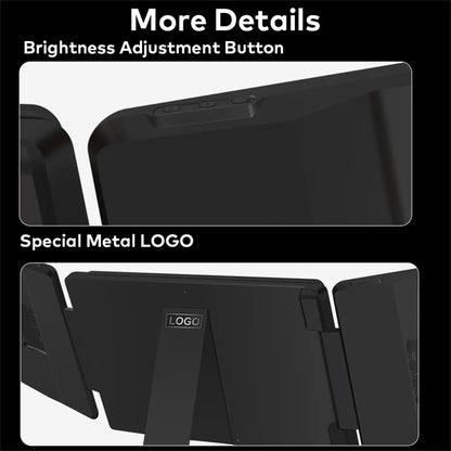 Rospider 15.6 Inch Dual Screen Extender Display FHD IPS Triple Expandable Monitor High Definition for Laptop Productivity