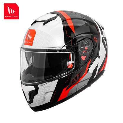 New Arrival Motorcycle Flip-Up Helmets Atom Sv Dual Lens Off Road 4 Seasons Helmets Color Options M-4Xl