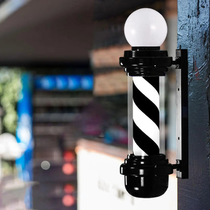 23.6 inch Barber Pole Light Classic Signs Barber Shop Open Sign for Outside