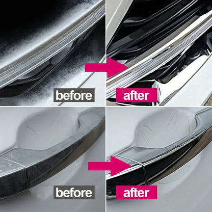 NEW Chrome & Metal Polishing Paste - Car Plating Restoration Cream for Shiny Wheels, Bumpers & MoreChrome & Metal Polishing