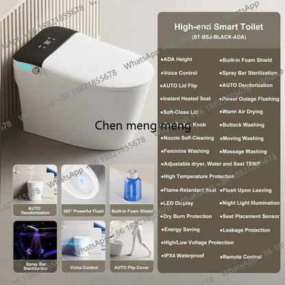 CC 45Elongated Smart Toilet with Bidet Built in,ADA Bidet Height,Foam Dispenser,One-Piece Toilet with Instant Warm Water and Dry