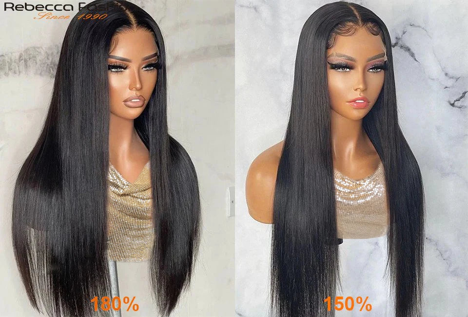 180D 13X4 Straight Lace Front Wigs Straight Human Hair Wigs For Women Human Lace Wigs Brazilian Lace Wigs Straight Frontal Wigs
