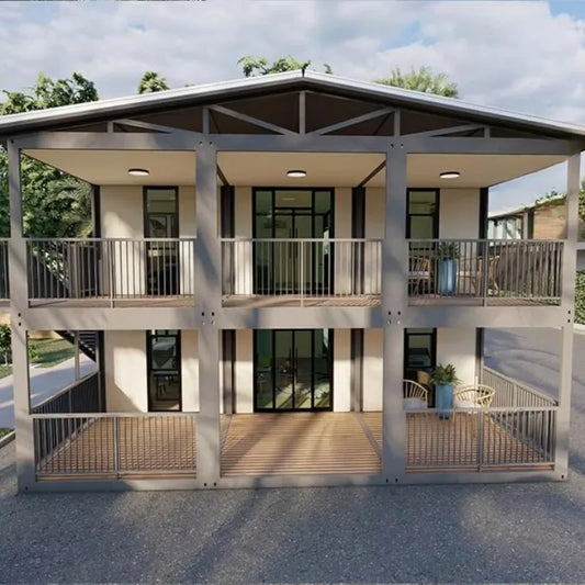 Customized Apartment Container House Hotel Room Prefab Folding Container Campsite Garden Container Expandable House for Spain