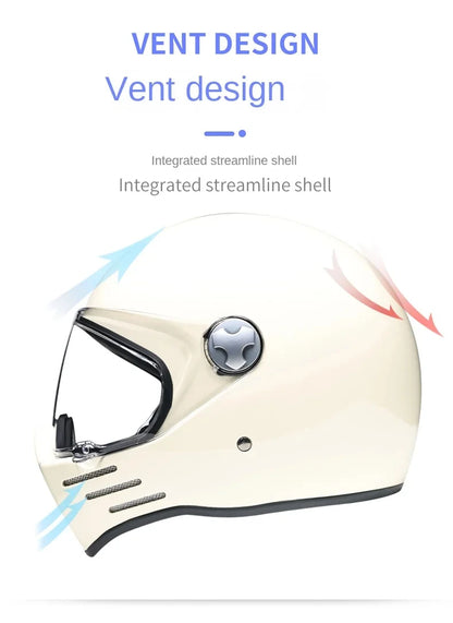 ORZ-728 Full Face casco moto Helmet Vintage Chopper Retro Helmet capacete de motocicleta modular helmet DOT