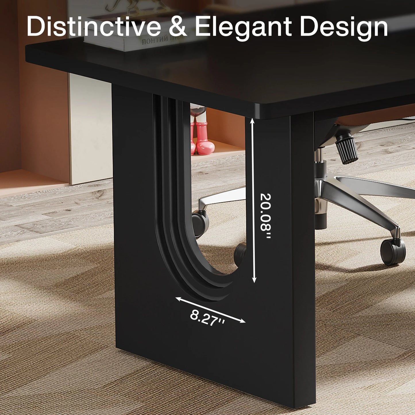 Tribesigns Executive Desk, 70.9" Large Office Computer Desk, Conference Table Meeting Room Table, Workstation Business Furniture