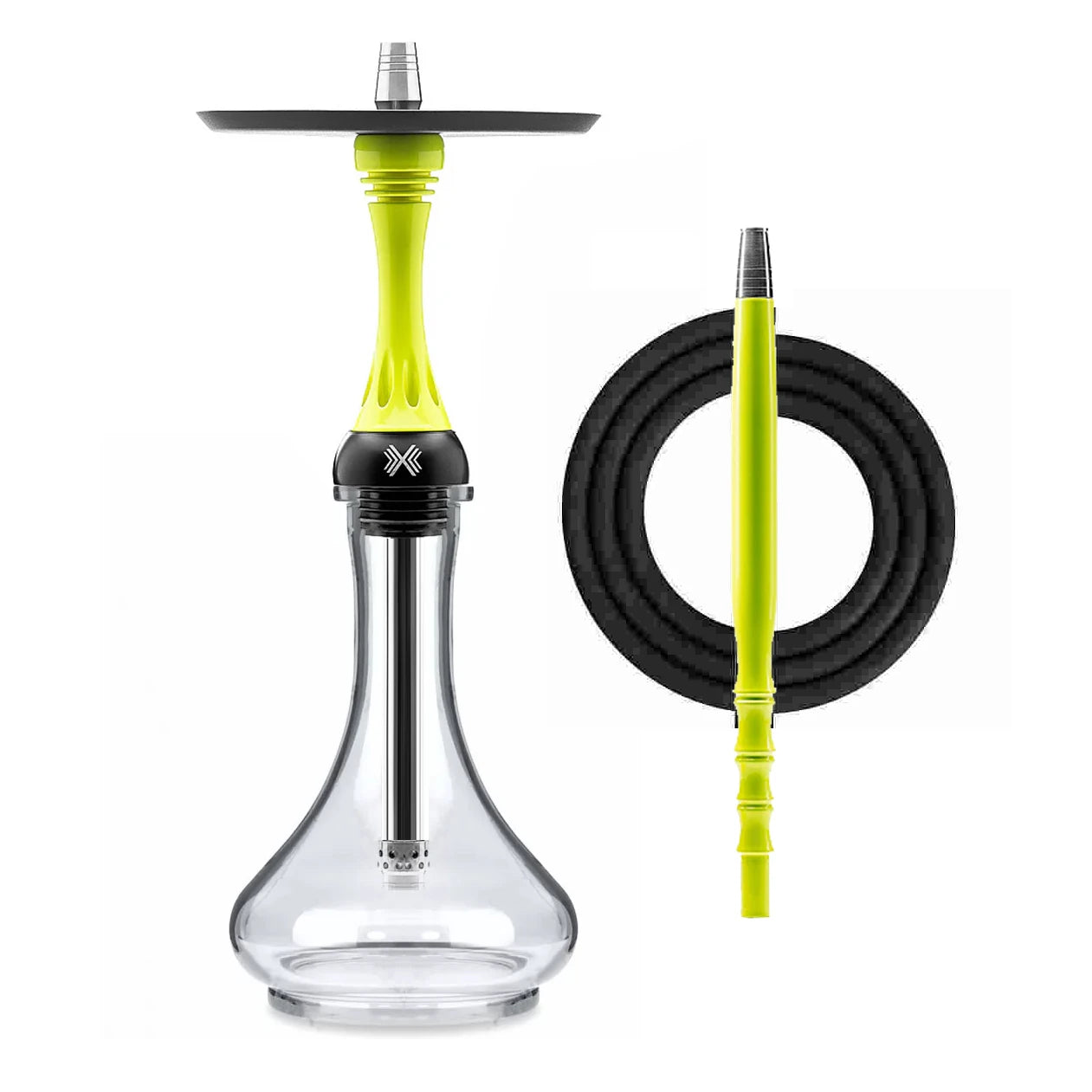 Shisha Hookah Alpha X Kappa Set with Glass Bottle Arabian Shisha Hookah Set