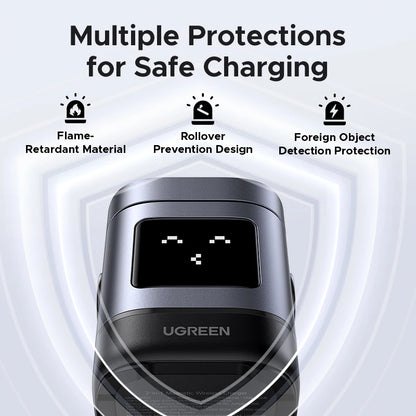 UGREEN UNO Qi2 15W Magnetic Wireless Charger Charging Stand With Cable  For iPhone 16 17 Pro Max For MagSafe Fast Charger